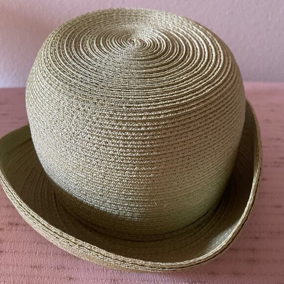 Frank Olive of New York Vintage Light Green Straw Hat - Picture 2 of 4